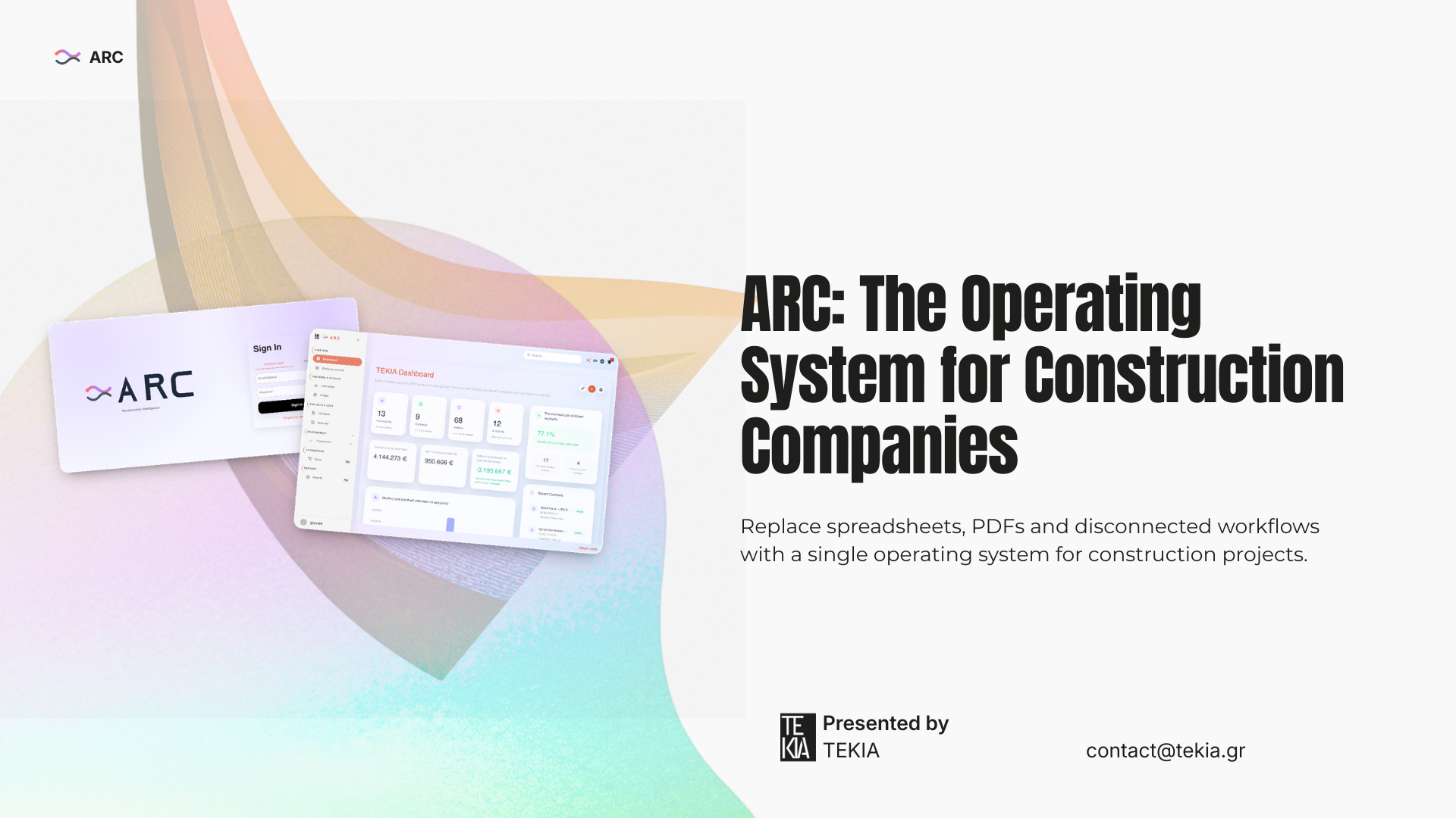 ARC: The Operating System for Construction Companies