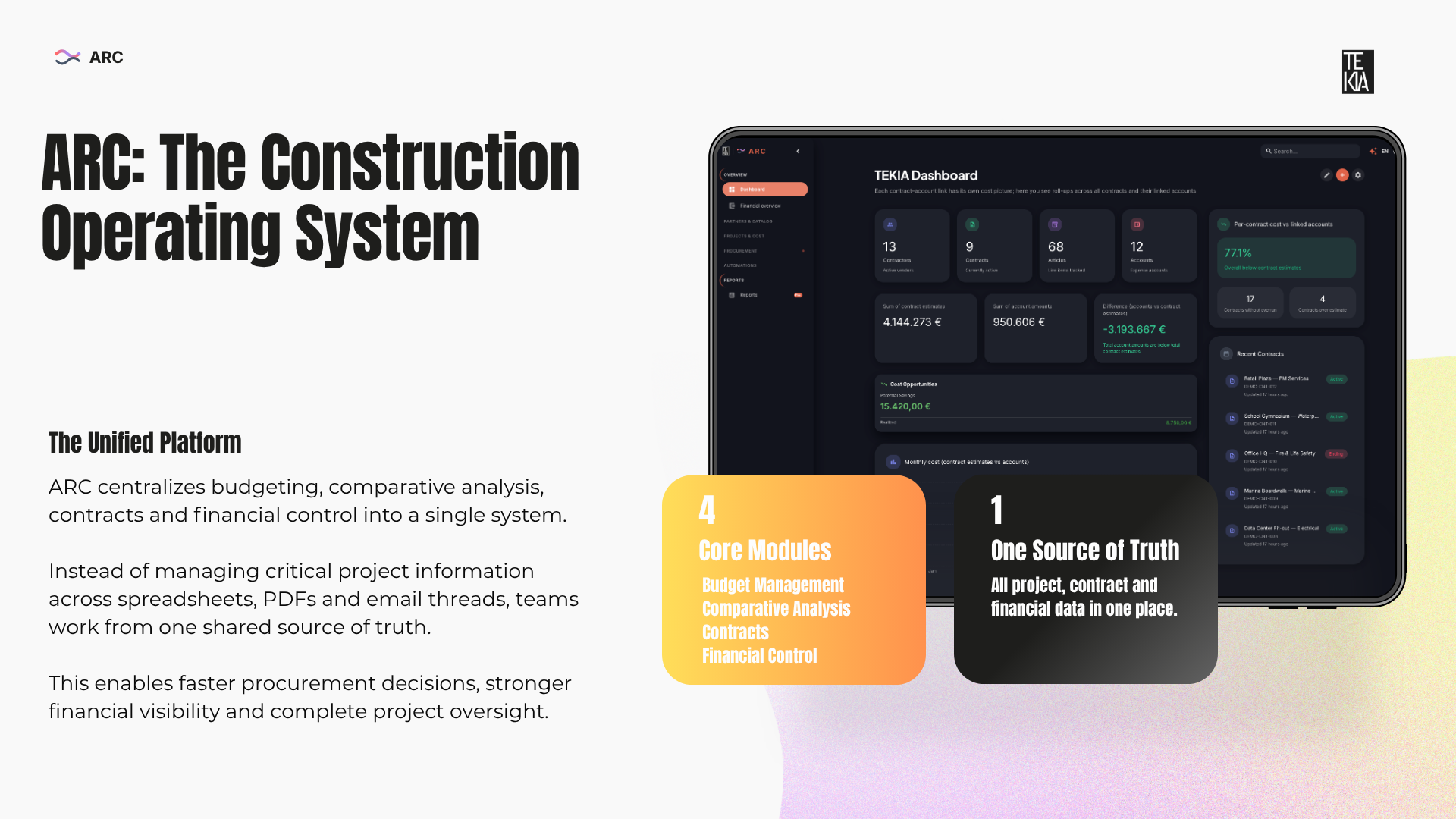 ARC: The Construction Operating System