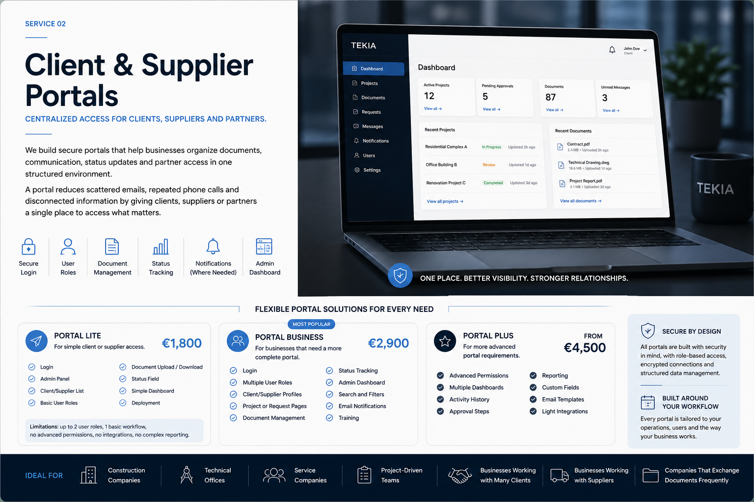 Client & Supplier Portals